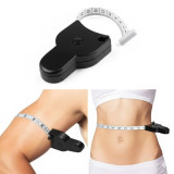 Body Measuring Tape with Lock Pin & Retractable Push Button | Fitness, Weight Loss, Tailor, Sewing, Handcrafts – Portable & Accurate Tape Measure