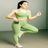 WUGO:: Premium Quality Stretchable Yoga Tights | Soft Mid-Waist Gym Leggings | Workout Pants for Girls or Women