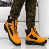 WUGO::Latest Fabulous Men’s Tan Gun Boots | Premium Faux Leather Ankle Boots | Comfortable Slip-On Footwear for Men's & Boys Size 9