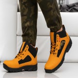 WUGO::Latest Fabulous Men’s Tan Gun Boots | Premium Faux Leather Ankle Boots | Comfortable Slip-On Footwear for Men's & Boys Size 6