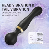 Rechargeable Handheld Body Massager for Women & Men | Waterproof Silicone Vibrating Wand Massage Machine with 20 Vibration Modes & 8 Speed Levels | Quiet & Powerful Muscle Relaxation Device