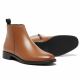 Latest Trendy Men’s Tan Chelsea Boots | Premium Faux Leather Ankle Boots | Comfortable Slip-On Footwear for Men's & Boys Size 10