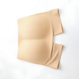 Women’s Seamless Mid-Thigh Butt Lifter Waist Trainer Shorts | High Waist Tummy Control Thigh Shaper Shapewear with Padding | Comfortable Body Shaping Shorts – Beige