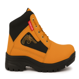 WUGO::Latest Fabulous Men’s Tan Gun Boots | Premium Faux Leather Ankle Boots | Comfortable Slip-On Footwear for Men's & Boys Size 7