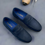 Latest Fashionable Suede Loafers for Men & Boys | Casual Slip-On Shoes for Daily Wear | Soft Sole Comfortable Driving Shoes for All Day Comfort -Size 6