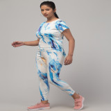 WUGO::Latest Fabulous High Quality Printed Sports Wear Set/Gym Crop Tops Set/Printed Yoga Crop Tops Set/Tight-Top Set For Women's & Girls