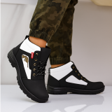 WUGO::Latest Stylish Men’s Black Gun Boots | Premium Faux Leather Ankle Boots | Comfortable Slip-On Footwear for Men's & Boys Size 8