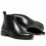 Latest Stylish Men's Black Chelsea Boots | Faux Leather Slip-On Ankle Boots | Comfortable Casual & Formal Footwear for Men & Boys Size 7