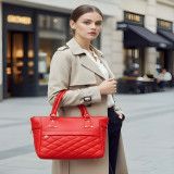 Premium Quality Women’s Stylish Handbag | Elegant PU Leather Shoulder & Tote Bag for Ladies | Spacious Multi-Compartment Design with Golden Hardware & Fur Ball Charm | Perfect for Office, Daily Use, Travel & Parties