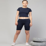 WUGO::Latest Fancy Women Shorts/Gym Shorts/Solid Yoga Shorts/Cycling Shorts For Women's & Girls-Size S
