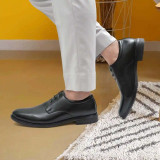 WUGO::Latest Stylish Men Formal Shoes|Black Derby Shoes|Office Shoes For Men's & Boys - Black- Size 9