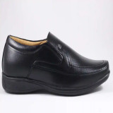 WUGO::Latest Trendy Men Formal Shoes|Black Moccasin Shoes|Office Shoes For Men's & Boys-MOCCASIN04-BLK- Size 8