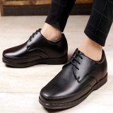 WUGO::Latest Trendy Men Formal Shoes |Black Derby Shoes| Office Shoes For Men's & Boys - Black- Size 6