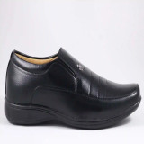 WUGO::Latest Trendy Men Formal Shoes|Black Moccasin Shoes|Office Shoes For Men's & Boys-MOCCASIN02-BLK- Size 7