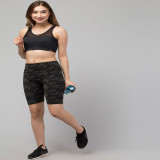 WUGO::Latest Fancy High Quality Printed Sports Shorts/Printed Gym Shorts/Printed Yoga Shorts/Cycling Shorts For Women's & Girls -Size- S