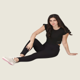 WUGO::Latest Stylish High GSM Women Active Wear/Gym-Yoga Pant/Sport Leggings For Women's & Girls - Size S