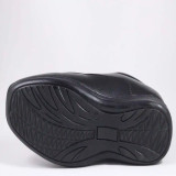 WUGO::Latest Trendy Men Formal Shoes|Black Moccasin Shoes|Office Shoes For Men's & Boys-MOCCASIN02-BLK- Size 9