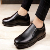 WUGO::Latest Trendy Men Formal Shoes|Black Moccasin Shoes|Office Shoes For Men's & Boys-MOCCASIN05-BLK- Size 10