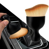 Multi-Use Sunscreen Facial Cream & Makeup Brush | Liquid & Cream Blending | Car Interior AC Vent Cleaner & Dashboard Dusting Mini Brush