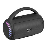 Zebronics Portable Bluetooth Speaker, 8W, Upto 5 Hours Playback, BTv5.3, mSD, TWS, USB, 8 Multi-Color LED Modes, Call Function, Type-C Charge, Deep Bass, Carry Handle (County 5 Plus, Black)