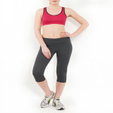 WUGO::Latest Trendy High GSM Women Active Wear/Gym-Yoga Capri/Sport Capri for Women's & Girls -Size S