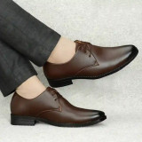 WUGO::Latest Trendy Men Formal Shoes| Brown Derby Shoes| Office Shoes For Men's & Boys - Brown- Size 6