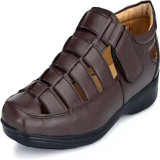 WUGO::Latest Fabulous Men Sandals|Roman Sandals/Outdoor Sandal For Men's & Boys-103-Sandal-BRN- Size 8