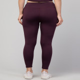 WUGO::Latest Stylish High GSM Women Active Wear/Plain Gym Tights/Solid Yoga Pant For Women's & Girls -Size S