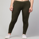 WUGO::Latest Stylish High GSM Women Active Wear/Plain Gym Tights/Solid Yoga Pant For Women's & Girls -Size S
