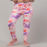 WUGO::Latest Stylish High Quality Printed Sports Leggings/Printed Gym Tights/Printed Yoga Pant For Women's & Girls - Size S