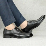 WUGO::Latest Trendy Men Formal Shoes |Black Derby Shoes| Office Shoes For Men's & Boys - Black- Size 7