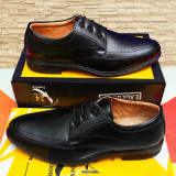 WUGO::Latest Stylish Men Formal Shoes|Black Derby Shoes|Office Shoes For Men's & Boys - Black- Size 8