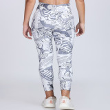 WUGO::Latest Stylish High Quality Printed Sports Leggings/Printed Gym Tights/Printed Yoga Pant For Women's & Girls - Size S