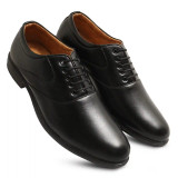 WUGO::Latest Stylish Men Formal Shoes|Black Derby Shoes|Office Shoes For Men's & Boys - Black- Size 7