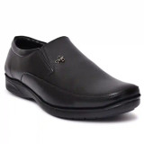 WUGO::Latest Trendy Men Formal Shoes|Black Moccasin Shoes|Office Shoes For Men's & Boys-MOCCASIN05-BLK- Size 7